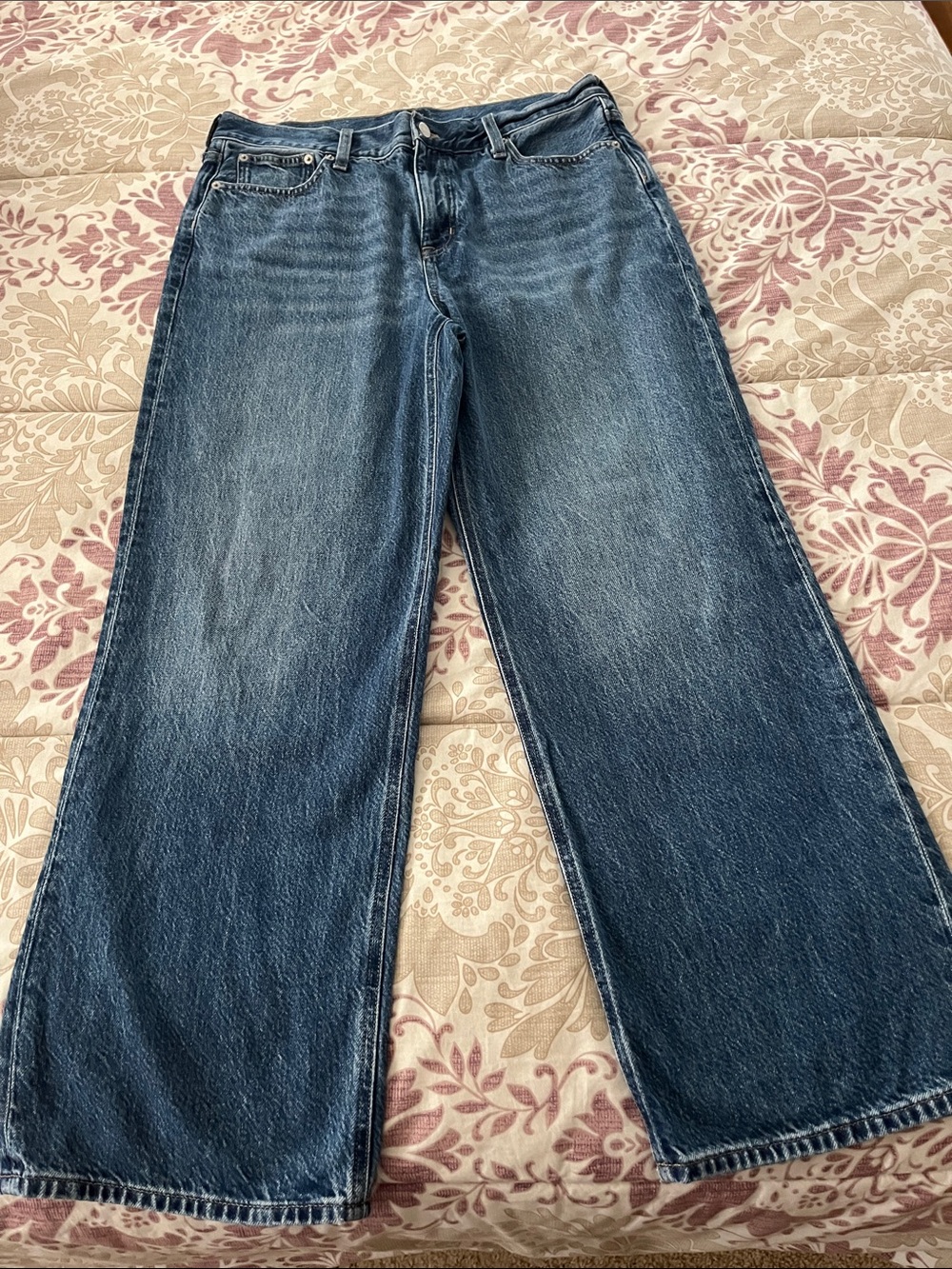 👖J.Crew 90’s Vintage Baggy Wide Leg Jeans | Size 31T | Trendy Relaxed Denim✨